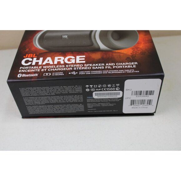 JBL Charge Speaker Harman Bluetooth 93628 Missing Cord - Picture 2 of 11